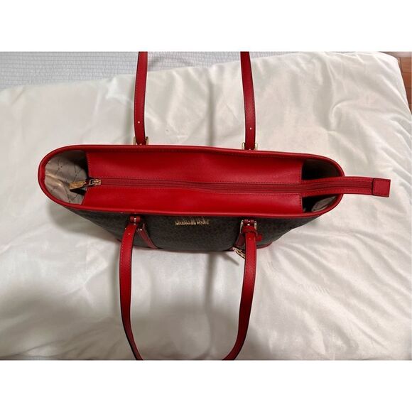 ‎Michael Kors Jet Set Travel Large Logo Tote Bag - Picture 5 of 16